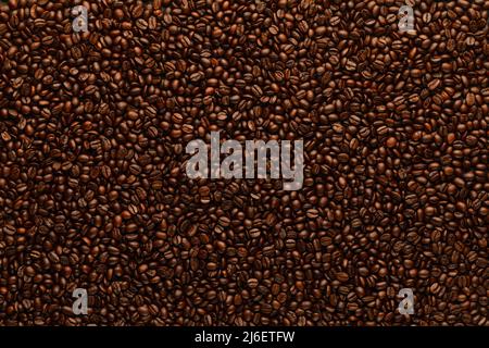 Coffee beans seamless pattern. Abstract background Stock Photo