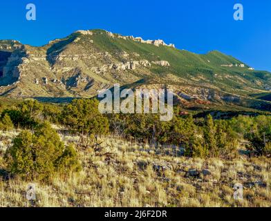 pryor mountains and foothills near bighorn canyon near warren, montana Stock Photo