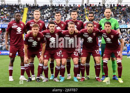 Line-up Torino FC during Empoli FC vs Torino FC, italian soccer