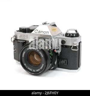 Canon AE-1 35mm SLR Film Camera With Canon Prime Lens -  Canada