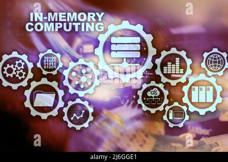 In-Memory Computing. Technology Calculations Concept. High-Performance Analytic Appliance Stock Photo