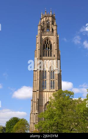 Tall cathedral in Boston, Lincolnshire, UK Stock Photo