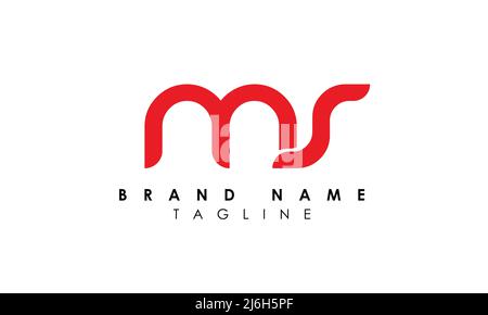 Alphabet letters Initials monogram logo Stock Vector