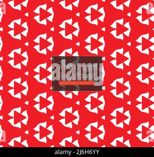 Seamless pattern from triangles symbols, vector illustration Stock Vector