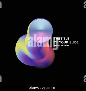 Liquid creative color shapes and abstract vector design background Stock Vector