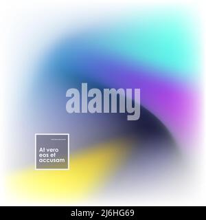 Fluid wavy abstract background with dynamic effect. Vector Illustration design template Stock Vector