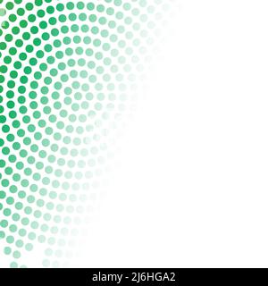 Color abstract halftone circle design element. Vector illustration Stock Vector