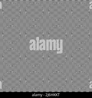 Op-Art digital graphics pattern made with vector abstract forms and generative geometric shapes, useful for web background, poster art design, magazin Stock Vector