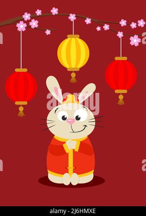Rabbit Zodiac Sign And 2023 Numerals On Red Background Asian Golden Rabbit  Happy Chinese New Year 2023 3d Rendering Stock Photo - Download Image Now -  iStock