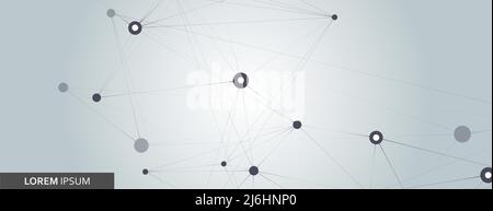 Molecules structure with DNA and neurons. Medicine, science and biotechnology vector illustration Stock Vector