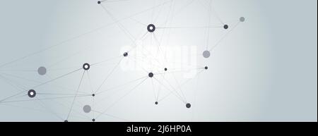 Abstract background with molecular structures. Molecules, DNA, genetic engineering. biology concept. Vector EPS10 Stock Vector
