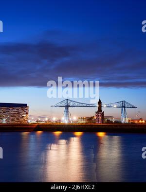 Middlehaven at Middlesbrough Stock Photo