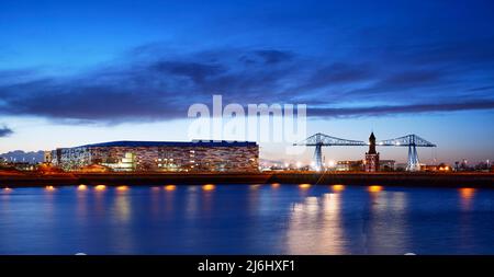 Middlehaven at Middlesbrough Stock Photo