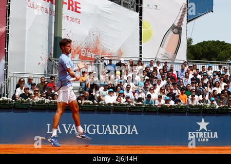 22th Apr 2022; RCT Barceloona, Barcelona, Spain; Barcelona Open Banc Sabadell, ESP: Barcelona Open Banc Sabadell 2022 - Day five; Pablo Carreno Stock Photo