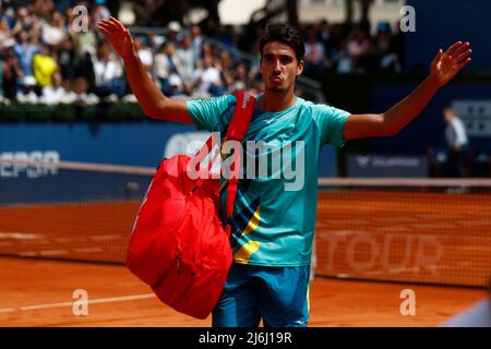 22th Apr 2022; RCT Barceloona, Barcelona, Spain; Barcelona Open Banc Sabadell, ESP: Barcelona Open Banc Sabadell 2022 - Day five; Lorenzo Sonego Stock Photo