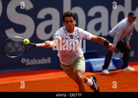 22th Apr 2022; RCT Barceloona, Barcelona, Spain; Barcelona Open Banc Sabadell, ESP: Barcelona Open Banc Sabadell 2022 - Day five; Jaume Munar Stock Photo