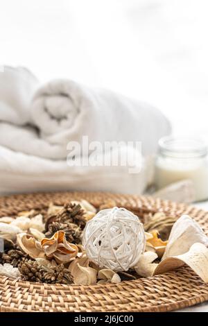 Dried Flowers Candles