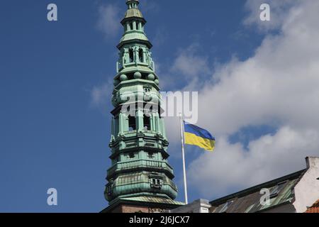 Copenhagen/Denmark/.02 May2022/.Tourist ready for   canal boat cruise in l Copenhagen. channel in danish capital.(Photo..Francis Dean/Dean Pictures) Stock Photo