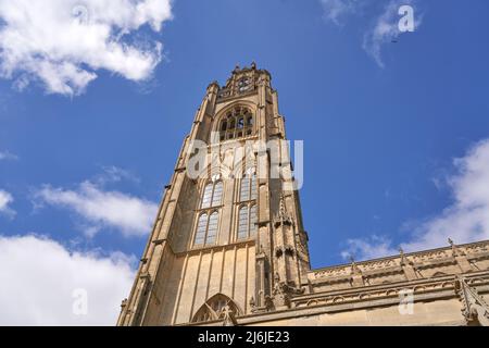 Tall cathedral in Boston, Lincolnshire, UK Stock Photo