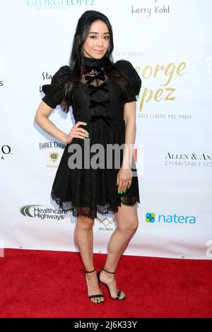 Aimee Garcia at arrivals for George Lopez Foundation's 15th Annual Celebrity Golf Tournament - Pre-Party, Baltaire Restaurant, Brentwood, CA May 1, 2022. Photo By: Priscilla Grant/Everett Collection Stock Photo