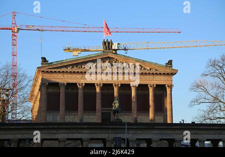 Old National Gallery - Berlin, Germany Stock Photo