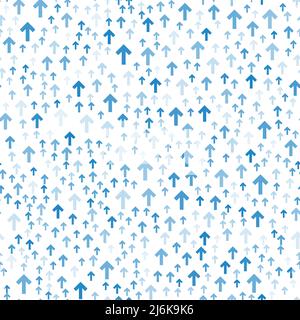 Seamless surface pattern design with arrows ornament. Ornament can be used for gift wrapping paper, pattern fills, web page background, surface Stock Vector
