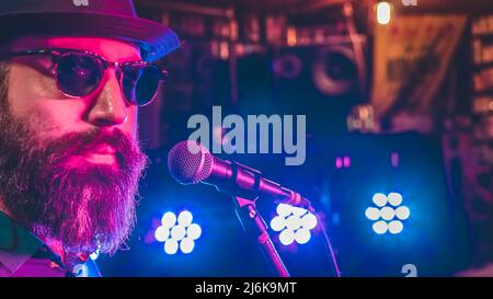 man with beard Stock Photo