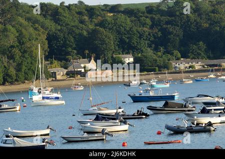 Helford River, Cornwall - 19 July 202: Views of the helford river Stock Photo