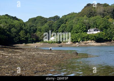 Helford River, Cornwall - 19 July 202: Views of the helford river Stock Photo