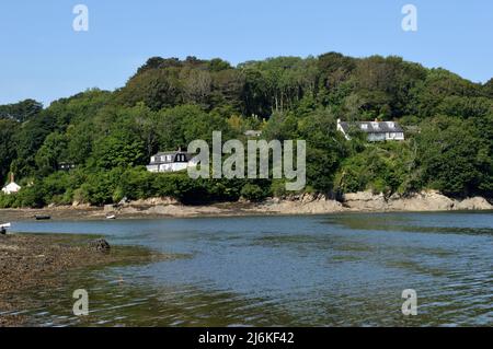 Helford River, Cornwall - 19 July 202: Views of the helford river Stock Photo