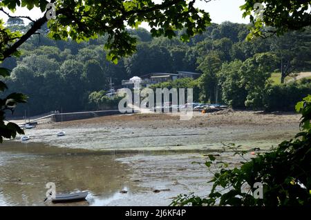 Helford River, Cornwall - 19 July 202: Views of the helford river Stock Photo