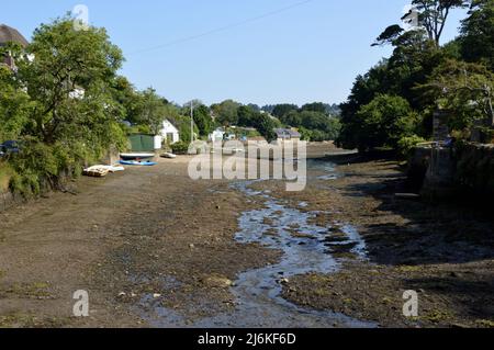 Helford River, Cornwall - 19 July 202: Views of the helford river Stock Photo