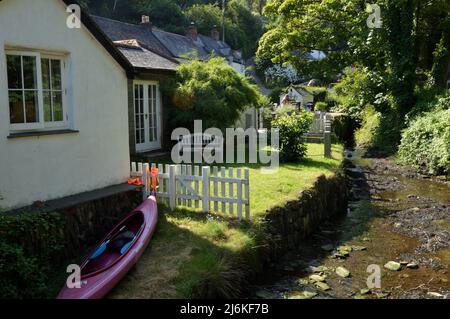 Helford River, Cornwall - 19 July 202: Views of the helford river Stock Photo