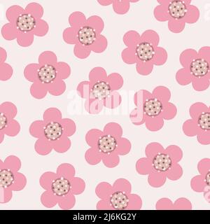 Flower pastel pattern Stock Vector