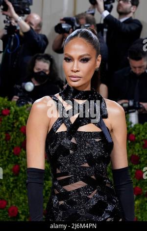 Joan Smalls attends the 2022 Met Gala, Held at the Metropolitan Museum