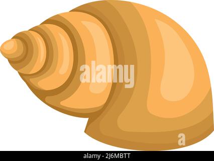 golden seashell design Stock Vector