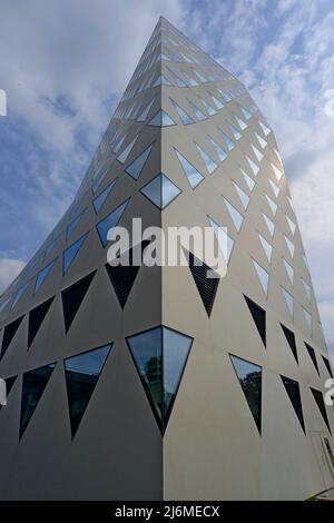 Provincial Government Building on Koningin Elisabethlei in Antwerp, known as the Provincehuis. Built 2018 & designed by Xaveer De Geyter Architects Stock Photo