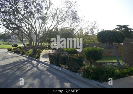 Inglewood, California, USA 29th April 2022 Inglewood Park Cemetery on April 29, 2022 in Inglewood, Los Angeles, California, USA. Photo by Barry King/Alamy Stock Photo Stock Photo