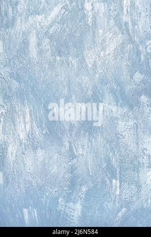 Gray blue textured background, abstraction, top view, vertical Stock Photo