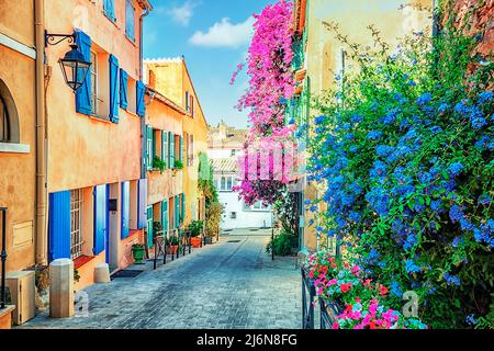 Saint-Tropez village on the French Riviera