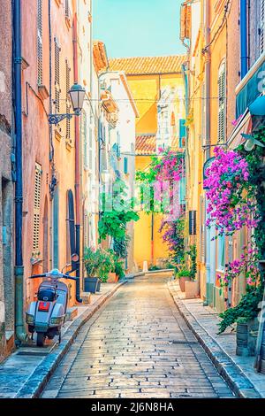 Saint-Tropez village on the French Riviera