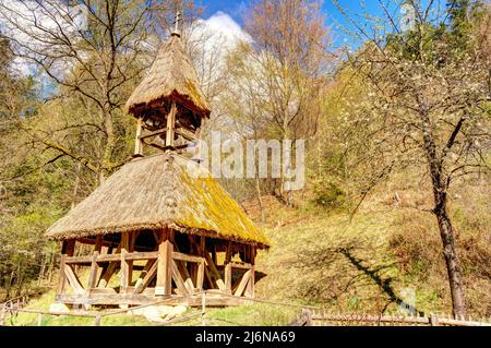 Traditional Austrian house, HDR Image Stock Photo