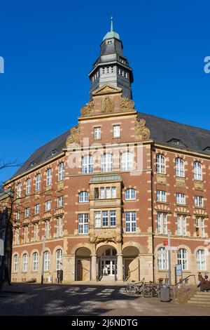Administrative Court At The Old Town Of Gelsenkirchen, Ruhr Area, North Rhine-Westphalia, Germany, Europe Stock Photo