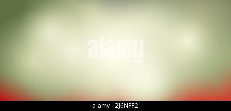 Cloudy, foggy red sky background, horizontal vector illustration. Stock Vector