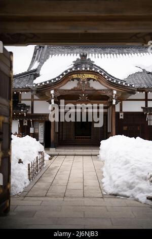 Noboribetsu Date Jidai Mura (Historical village) Edo period theme park, Noboribetsu Onsen, Hokkaido, Japan Stock Photo
