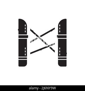 Laser alarm olor line icon. Pictogram for web page, mobile app, promo. UI UX GUI design element. Editable stroke. Stock Vector