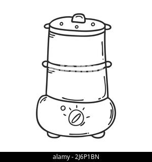 Double boiler vector icon. Kitchen appliance. Graph symbol for cooking web  site design, logo, app, UI Stock Vector Image & Art - Alamy
