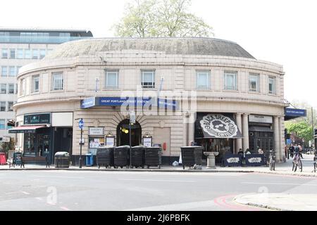 Great Portland Street underground station, London, England, UK, 2022 daytime Stock Photo