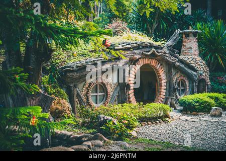 Hobbit house in the forest of Chiang Mai, Thailand. High quality photo