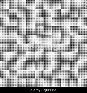 Modern abstract vector artwork made with various simple geometric forms and monochrome graphics elements useful for poster, cover, art, presentation, Stock Vector
